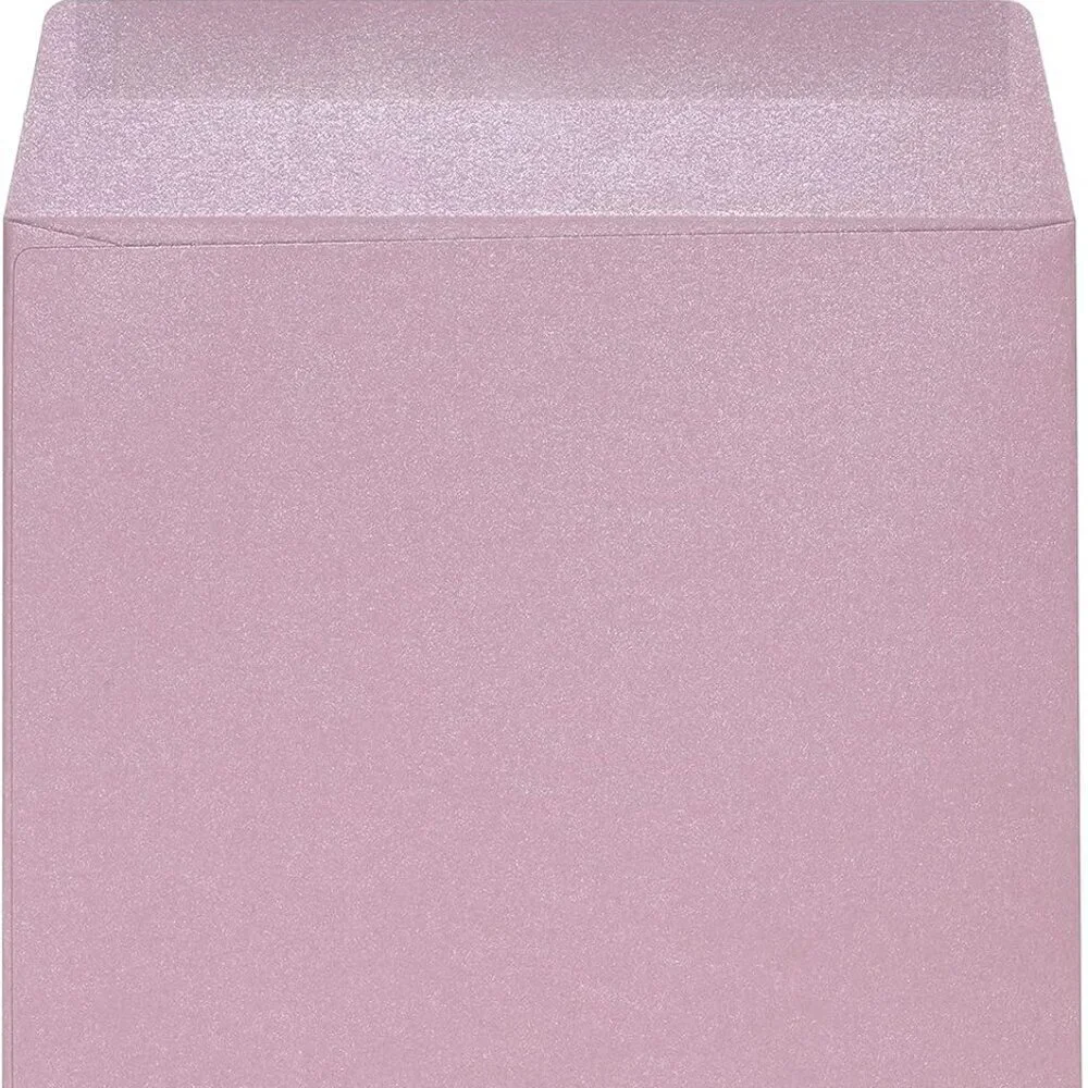 Quotidian Rosewater Self Seal Flat Pearlescent Paper Envelopes 50 ENVELOPES